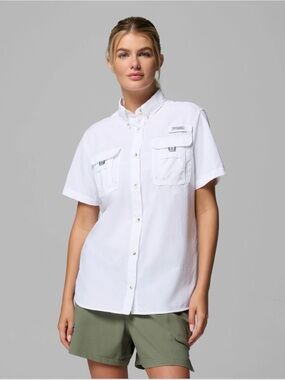 COLUMBIA Women's PFG Bahama Short Sleeve Shirt